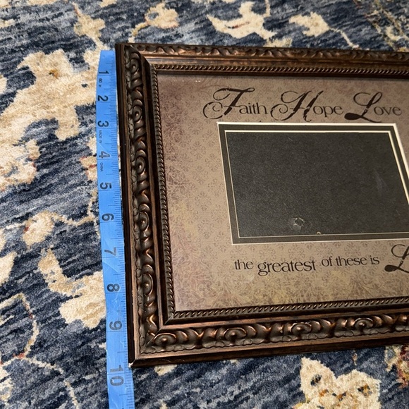 Wooden Picture frame FAITH HOPE LOVE - Picture 12 of 12